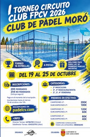 CIRCUITO CLUB CLUB DE PADEL MORÓ